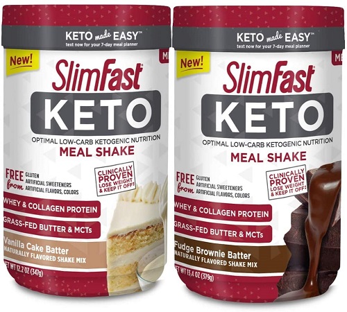 SlimFast Keto Meal Replacement Shake Powder